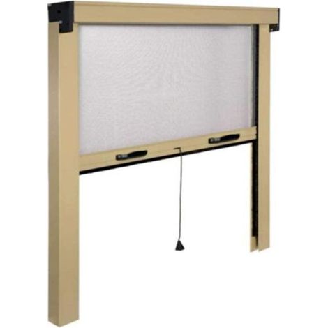 Zanzariera universale a rullo verticale con finitura bronzo Stop Inset - 140x170 cm