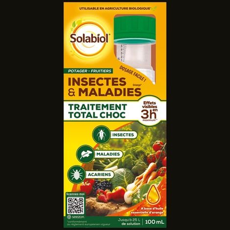 Trattamento Totale Orto Frutteto 100 ml - Solabiol