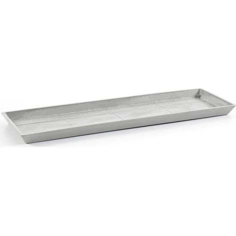 SOTTOVASO RETTANGOLARE GRIGIO CHIARO 55CM