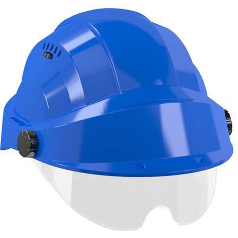 CASQUE 'ORIZON' BLEU VISIERE BLEUE AVEC LUNETTE TALIAPLAST - 563744
