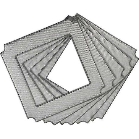 Lot de chiffons de nettoyage en microfibre pour robots lave-vitres Winbot W836, W850, W860, W880 et W920 (1/4)