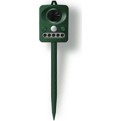 Répulsif pour chats, répulsif pour chats de jardin, dissuasion pour chats, effaroucheur d'animaux, répulsif solaire ultrasonique avec capteur PIR, dispositif anti-animaux (1/5)