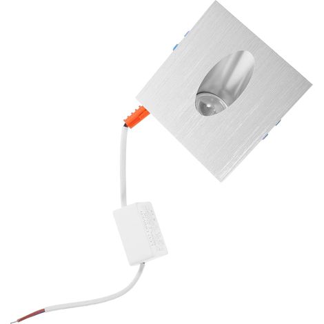 Lampe Led Escalier Carré Encastrée Blanc Froid 6000 - 6500k Alliage (1/5)