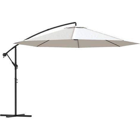 Maison Exclusive - Ampelschirm 3,5 m Sandweiß (1/5)