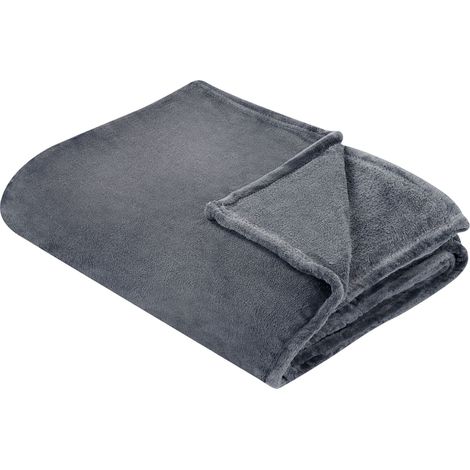Kuscheldecke BAYBURT 200 x 220 cm Grau