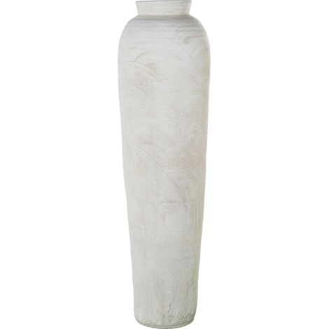 Vase de Sol en céramique Blanc Mat 26 x 26 x 100 cm (1/2)
