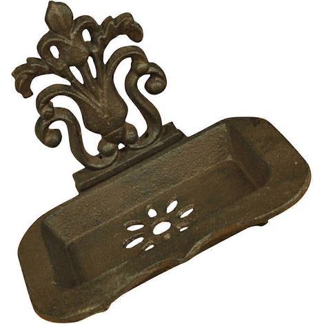 Porte-savon doré, porte-savon en métal compatible avec égouttage et fer (1/5)