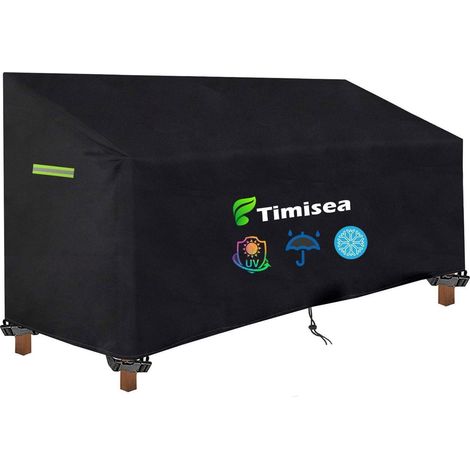 3 Sitzer Gartenbank Abdeckung 165x67x65/91cm, wasserdicht, UV-beständig, winddicht (1/5)