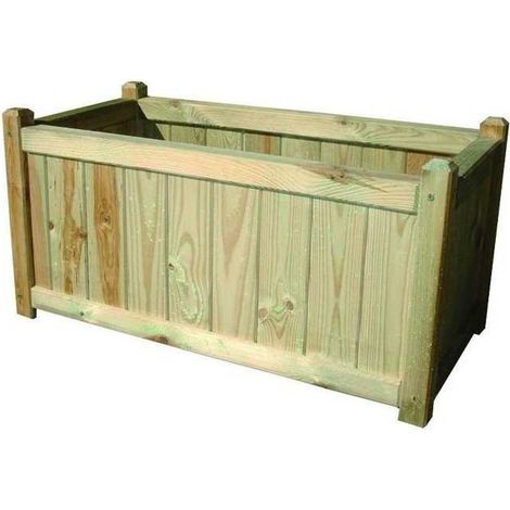 Jardineras de Madera Ciprés Rectangulares