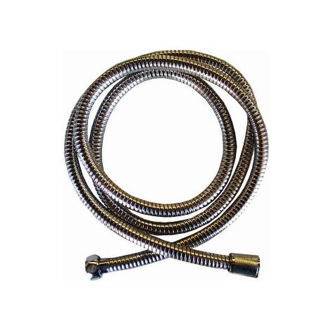 FPLUS flexo ducha metal.1.50 a 2.10 mts.conico , Flexo ducha inox de gran calidad y extensible con toma conica.