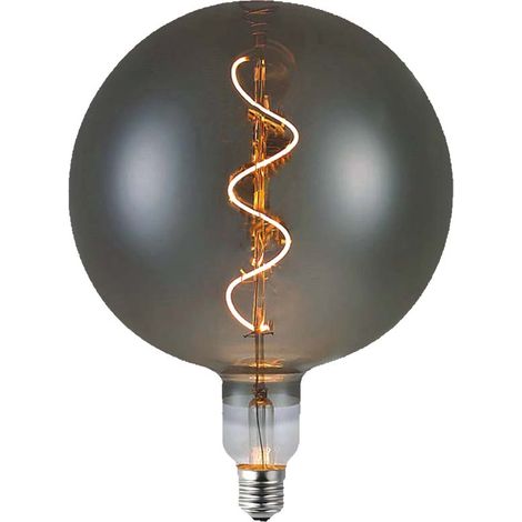 V-TAC Lampadina LED E27 4W G200S Filamento a Spirale Vetro Oscurato Bianco Caldo (1/5)