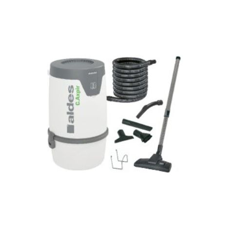 Pack C.Axpir®Comfort d'Aldes - 1600W - 230 m3/h - 64dB - avec set d'accessoires de nettoyage et berceau mural de fixation (1/3)