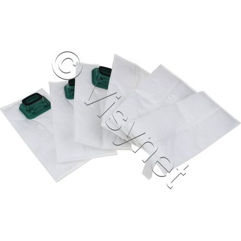 Sac aspirateur Vorwerk VK140 VK150 charbon actif pack 6 (1/2)