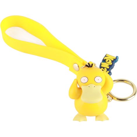 Canard jaune jouet bébé - Lunettes rondes jaunes décoration bureau - Caneton jouet pour enfants porte-clés (1/5)