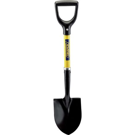 Heavy-Duty Metal Detector Shovel with Rounded Tip and Fiberglass Handle for Rapid Object Excavation (1/5)