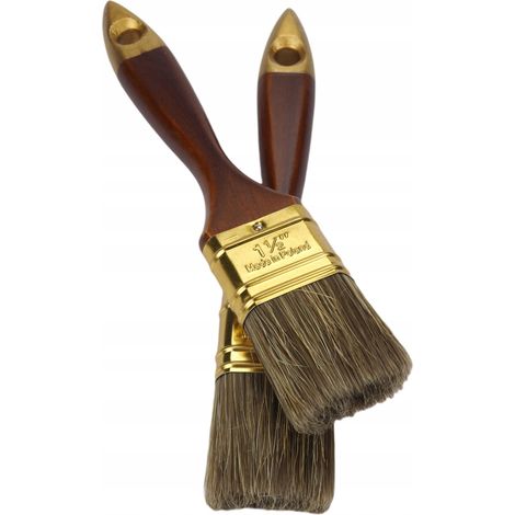 Brocha acr铆lica dorada de 3,8 cm (1,5") (1/5)