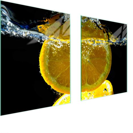 GLASSCHUTZPLATTE FÜR HERD 85x52 ZITRONE (1/5)