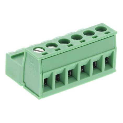 Bornier enfichable Phoenix Contact 6 contacts 1 rangée(s) pas de 5.08mm Combicon