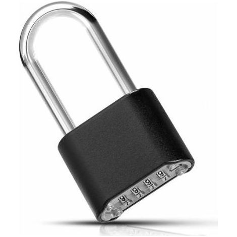 Cadenas à combinaison à 4 chiffres Cadenas à code extérieur Cadenas à combinaison étanche en alliage de zinc Cadenas à code de sécurité sans clé pour la maison, les écoles, G (1/5)