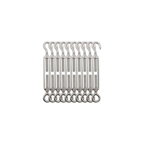 M5 Stainless Steel 304 Cable Tensioner – Pack of 10 – Adjustable 130-180mm – Corrosion Resistant – For Outdoor, Garden and Fence Use (1/5)