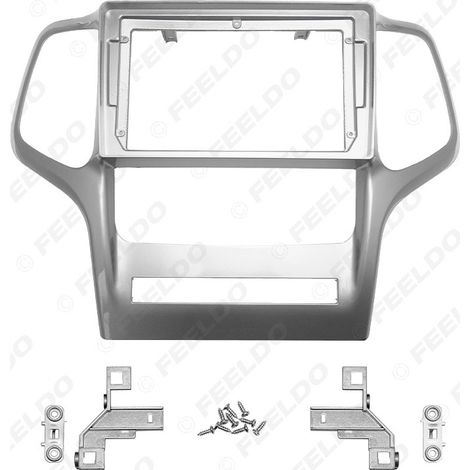Compatible avec Jeep Grand Cherokee 2008-2014 : cadre de modification pour système de navigation Android grand écran, cadre de panneau audio, 9 pouces