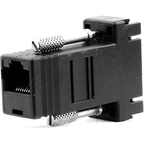 VGA-Konverter-Adapter Stecker auf LAN Cat5 Cat5e/6 RJ45 Ethernet-Kabelverlängerung