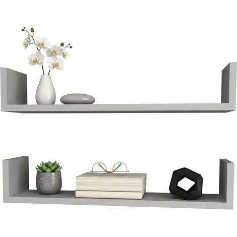 Mensola Sud, un Ripiano, 63x15x15h cm Bianco