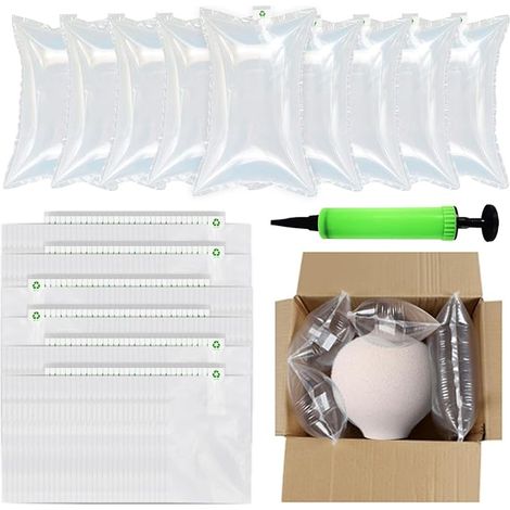 Air Bubble Cushions Air Cushion Film Filling Material Bubble Cushions Packaging Material with Air Pump for Fragile Shipping and Packaging (1/5)