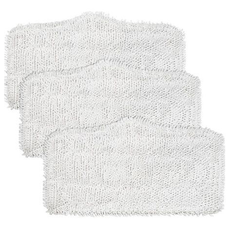 Lot de 4 tampons de nettoyage SK140, pour balai vapeur Shark série SK, modèle compatible SK140 SK410 SK460 S1000 S1000A S3101 S3251 SK141 SK3102 SK3251 SK435 SK435CO S3102 S3250, chiffon plat en (1/5)