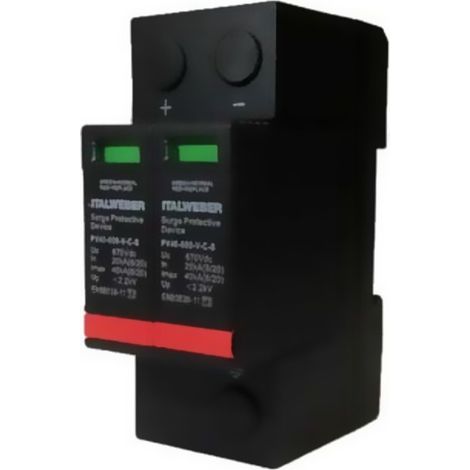 Scaricatore di sovratensione 1P+N 275Vac Classe II Italweber 2441525P