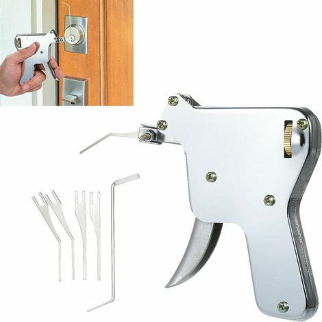 Pcs Padlock Repair Tool Tool Set Locksmith Practice Door Opener Lock Picking Tools With Strong Jump Head (1/5)