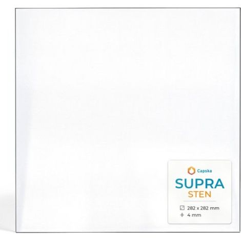 Vitre Supra STEN - Verre Rectangle pour poêle à bois - 282 x 282 mm (L1 x H1) - 4 mm
