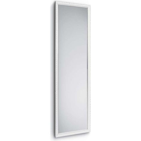 Loreley Specchio Cornice Legno Argento 35x125 cm Versatile Elegante