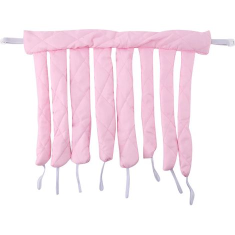 Serre-tête boucleurs sans chaleur rose - Bigoudis tête bandeau frisottis doux, 1 pièce, coiffure nuit (1/5)