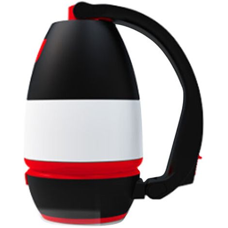 TriplerdirigéLampe torche combinée, lampe de travail et lampe de table à piles convient pour le camping et l'éclairage de secours rouge