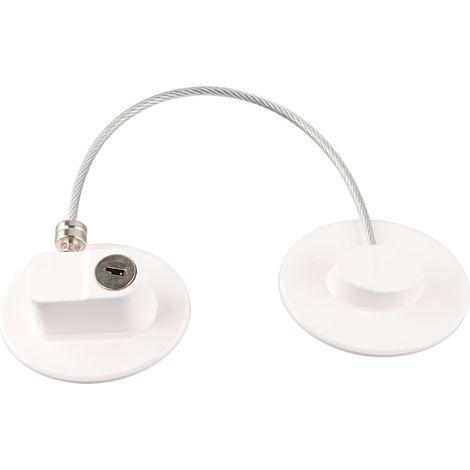 Serrure à combinaison pour réfrigérateur, robuste, en métal ABS, multifonctionnelle, pour placard, fenêtre ou porte, FQ3 Blanc