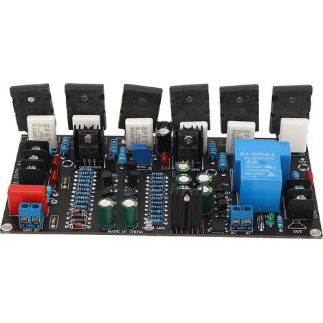 Amplificateur Audio Monocanal Puissant 300W, Transistors 1943/5200, Alimentation DC ±20‑90V (1/5)