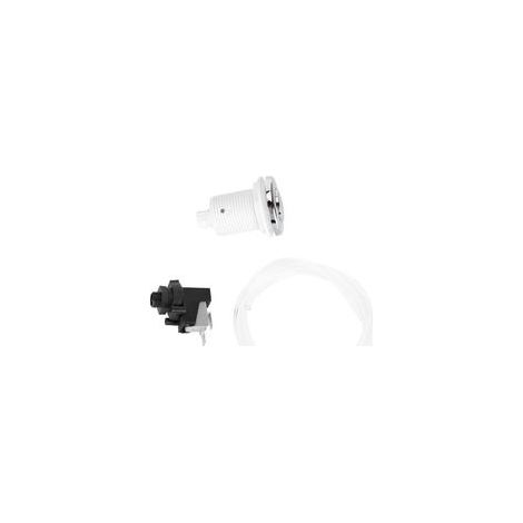Ensemble de Commutateur de Bouton d'air Commutateur Pneumatique Commutateur d'air Kit de Tuyau Kit de Tuyauterie Bouton de Commutation activé par L'air pour Piscine Spa