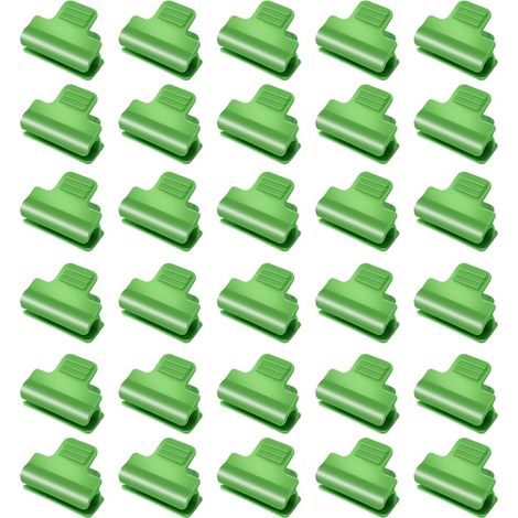 Lot de 30 Clips de Filet de Serre Tuyau D ombrage de Jardin et Support Étendu de Plantes Saisonnières Pour Membrane et Rangée 11 mm (1/4)