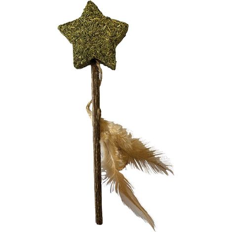 Jouet Comestible pour Chat à Base d'herbe à Chat, 12 cm (1/5)