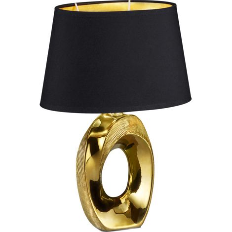 Lampada tavolo da Interno  E14 in Ceramica Oro (1/2)