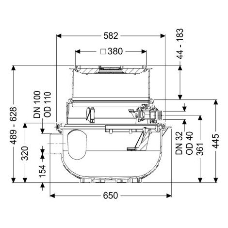 KESSEL 280500X-RBK Kit gros œuvre