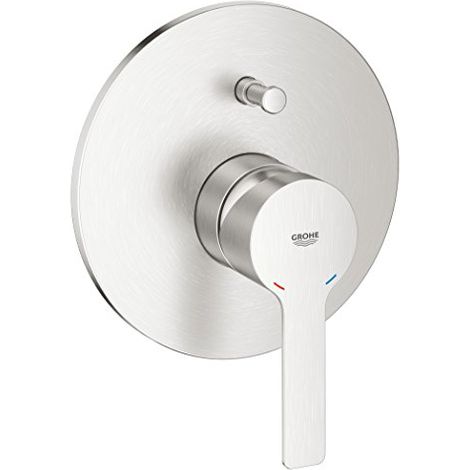 Grohe Lineare - Miscelatore ad incasso per vasca da bagno, supersteel 19297DC1 (1/4)