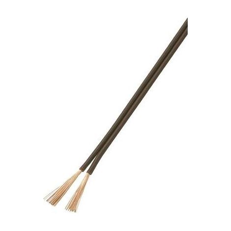 FIL DE CÂBLAGE CONRAD COMPONENTS 93030C525 2 X 0.50 MM² MARRON 25 M (1/3)