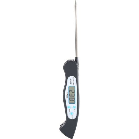 Digitales LCD-Küchenthermometer mit Lebensmittelfühler, zum Braten von Fleisch und Grillen, präzise Temperaturmessung, 1 Stück (1/5)