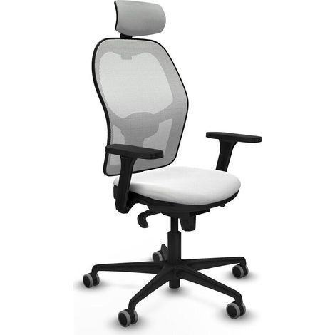 piqueras-y-crespo Silla Ergonómica Pro blanca cómoda