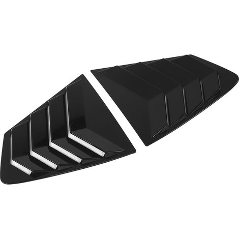 Jeu de 2 Persiennes d'Aération Latérales Arrière pour Voiture, Noir Brillant, Compatible Mazda 3 Axela Berline 4 Portes 2020-2021 (1/5)