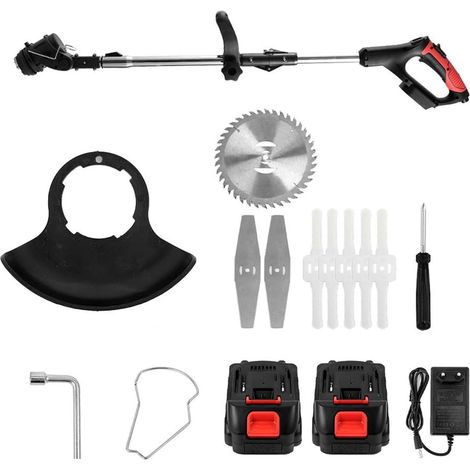 1500W Tondeuse à Gazon électrique sans Fil Longueur Coupe réglable Outils de Jardin ménager Outil électrique (Color : Lawn Mower Set 2, Size : J) (1/5)