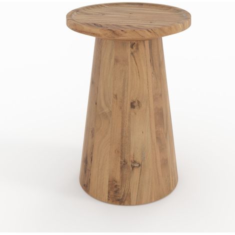 Mesa auxiliar de madera maciza de acacia - Capucine
