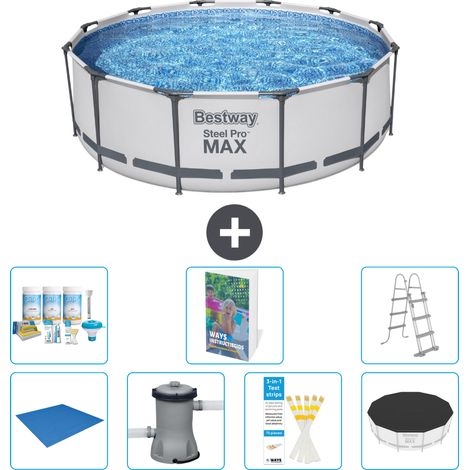 Bestway Steel Pro MAX Rund - 366x100 cm - 8-teilig S425